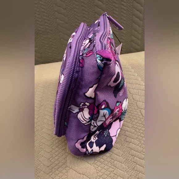 Vera Bradley Lighten Up Compact Organizer Case Enchanted Garden NWT’s - Picture 8 of 9